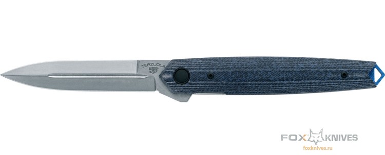 Складной нож Fox Knives FX-ATC-OG02 MD MCF Pacifico Denim Micarta в Москве